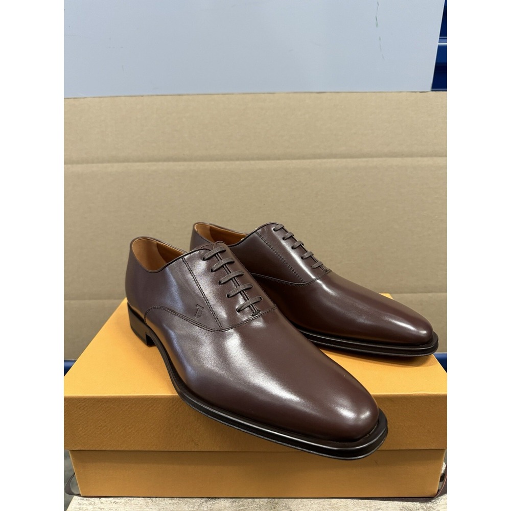 TOD'S  Lace-ups in Leather Dress oxford Shoes xxm80k00n50sg9s202 Size 10.5 New